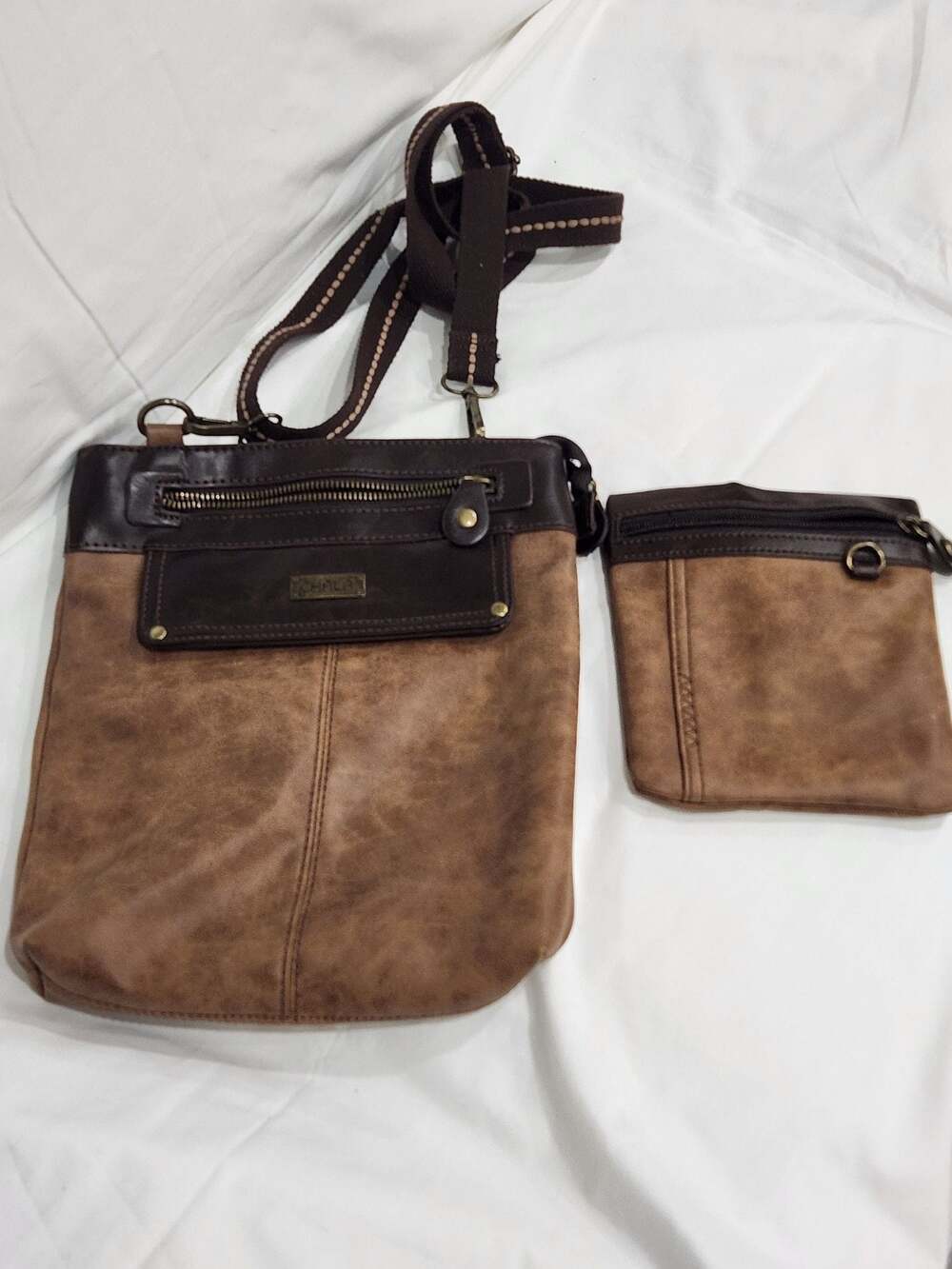Chala Gemini Convertible Crossbody Bag with Detachable Pouch